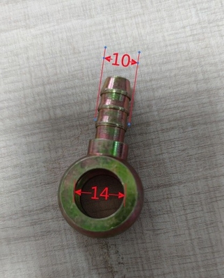 490B-25401-4 Into The Tubing Connector Oil Injection Pump Inlet Joint